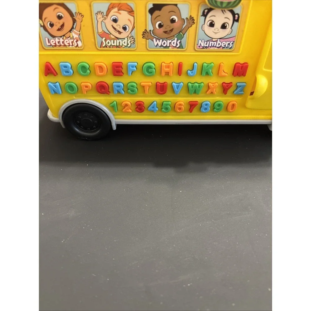 CoComelon Musical Learning Bus ABC Numbers Sounds Educational Toy Tested Works